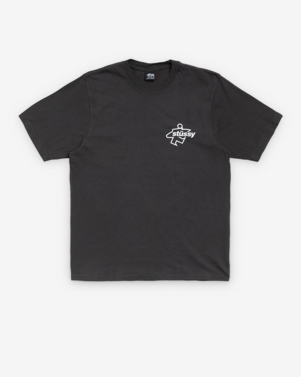 Stüssy - Men's Surf Size Pikgment Dyed Tee - (Faded Black)