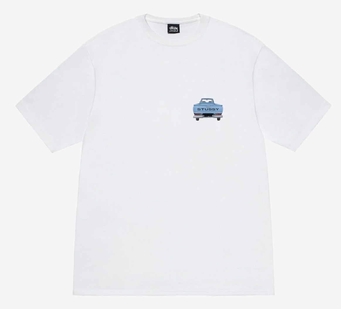 Stussy Flatbed Tee White