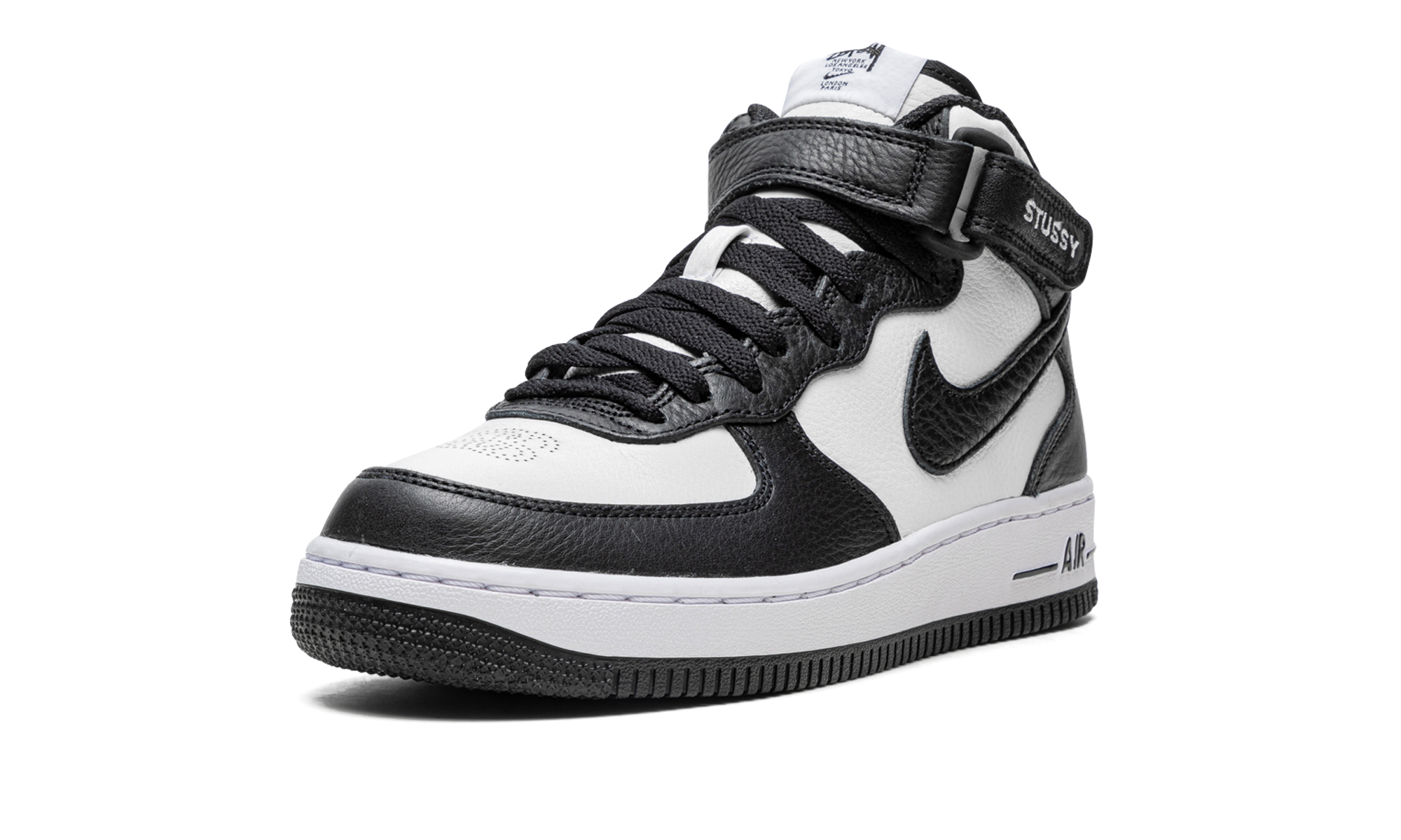 Air Force 1 Mid "Stussy - Light Bone Black" DJ7840 002