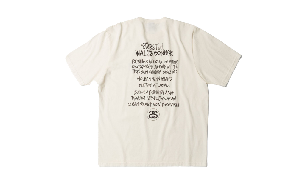 Stussy x Wales Bonner Ocean Song Tee "Ivory" STUS55